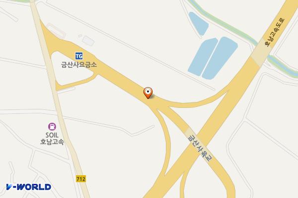 전북김제고속도로순찰대 위치 지도 — 전북특별자치도 김제시 금산면 봉남로 130