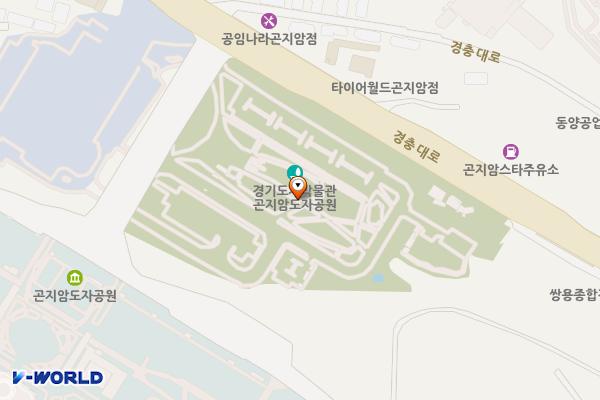 경기도청친환경급식지원센터 위치 지도 — 경기도 광주시 곤지암읍 경충대로 725