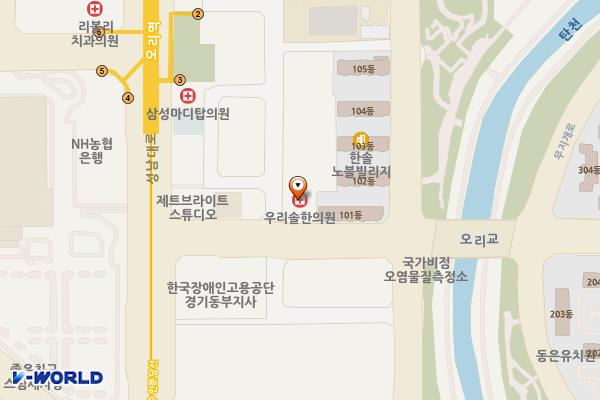 포인트타운 위치 지도 — 경기도 성남시 분당구 구미로 11