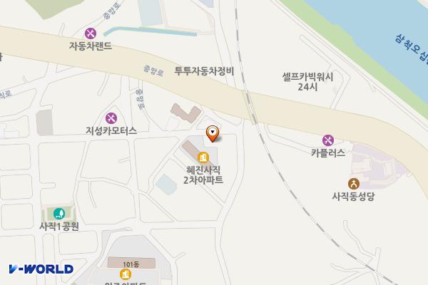 르노삼성자동차지점삼척점 위치 지도 — 강원특별자치도 삼척시 사직로3길 68