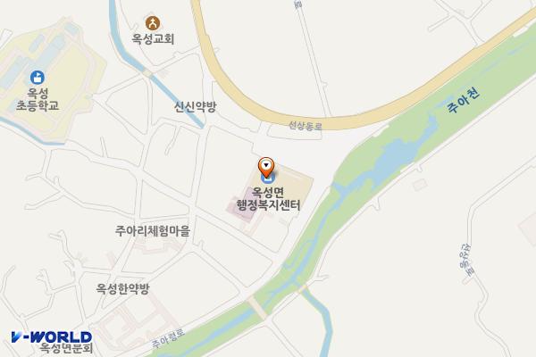 옥성면행정복지센터 위치 지도 — 경상북도 구미시 옥성면 주아령로 415