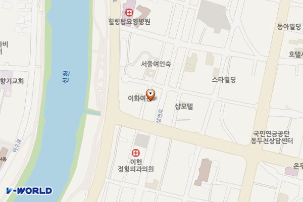 5060청춘로드 주차장 위치 지도 — 경기도 동두천시 생연동 824-60