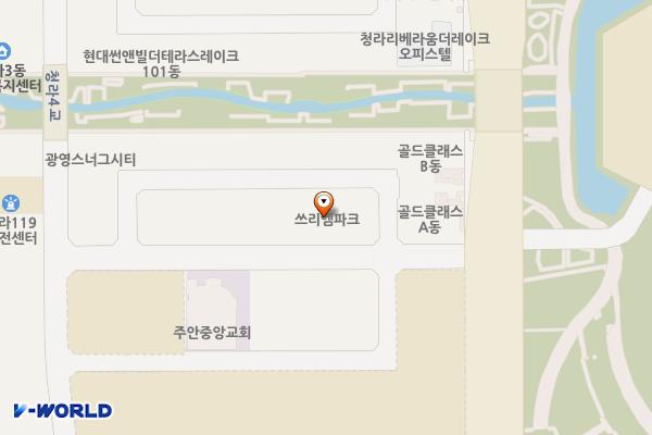 쓰리엠파크1 주차장 위치 지도 — 인천광역시 서해구 청라한내로72번길 23