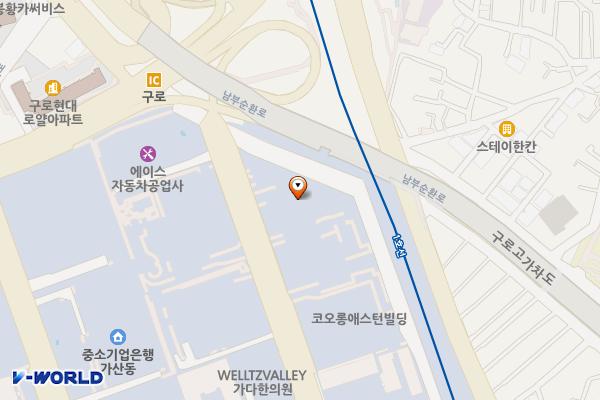 에이스하이엔드타워5차 위치 지도 — 서울특별시 금천구 가산디지털1로 226