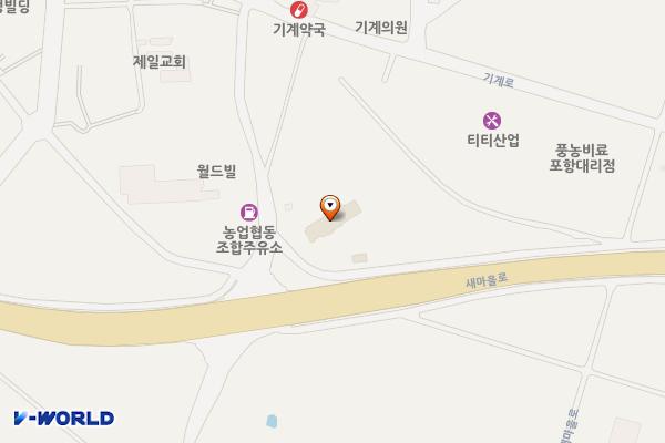 해오름 휴게소 위치 지도 — 경상북도 포항시 북구 기계면 기계로57번길 21