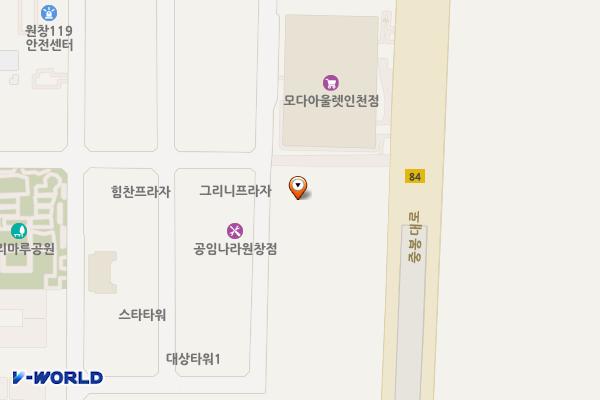 청라M골프 위치 지도 — 인천광역시 서해구 북항로32번안길 36