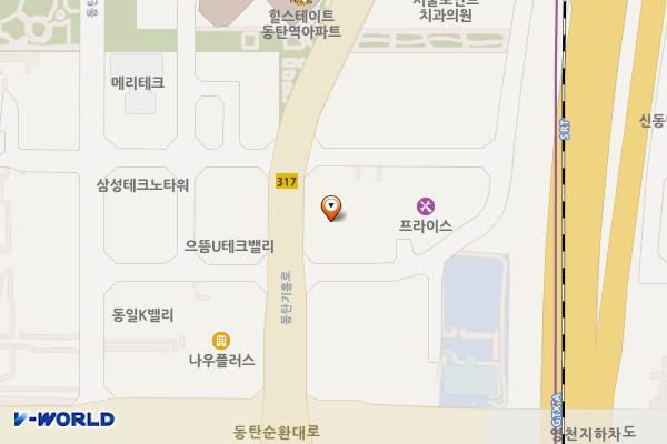 동탄골든아이타워 위치 지도 — 경기도 화성시 동탄기흥로 570-6