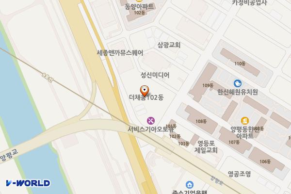 더채움오피스텔 위치 지도 — 서울특별시 영등포구 양평로28길 5