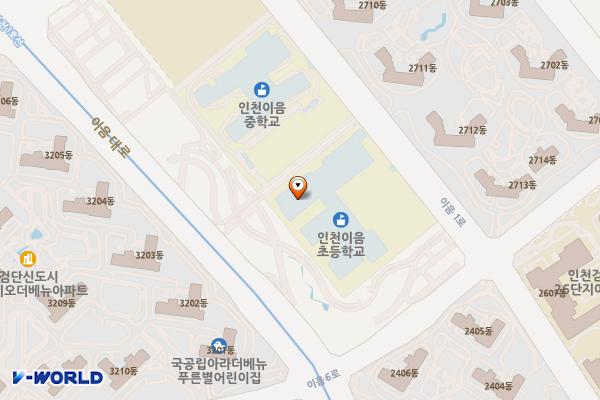 이음초등학교 위치 지도 — 인천광역시 검단구 이음1로 447