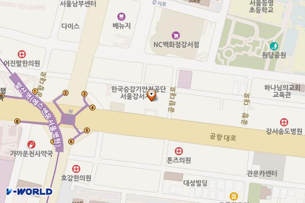 등촌동성원오피스텔관리소 위치 지도 — 서울특별시 강서구 공항대로 291
