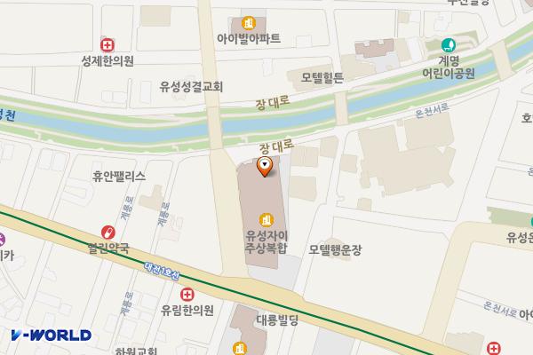 유성자이상가관리단 위치 지도 — 대전광역시 유성구 계룡로 55