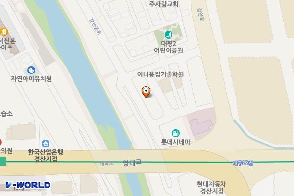 리버뷰엘오피스텔 위치 지도 — 경상북도 경산시 강변동로 288