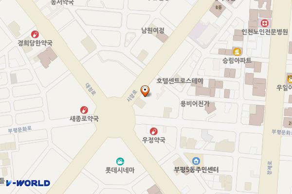 인천원예농협 위치 지도 — 인천광역시 부평구 시장로 48