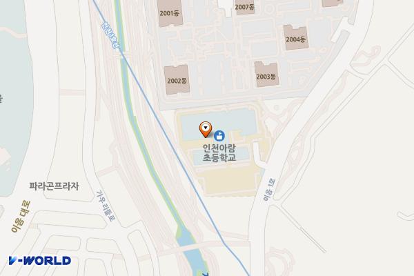 아람초등학교 위치 지도 — 인천광역시 검단구 이음1로 289