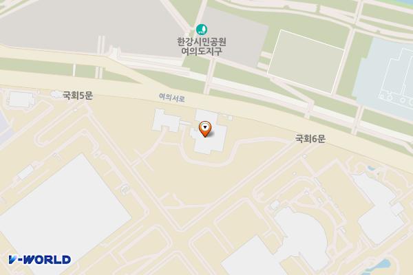 국회의사당 위치 지도 — 서울특별시 영등포구 의사당대로 1