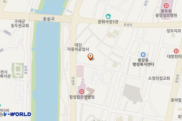 중앙동 빗물펌프장 2 위치 지도 — 경기도 동두천시 생연동 826-1