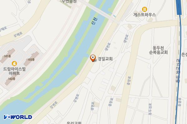 중앙동 빗물펌프장 1 위치 지도 — 경기도 동두천시 생연동 580-71