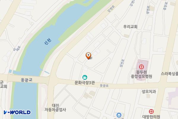 중앙동13통주차장 위치 지도 — 경기도 동두천시 생연동 582-39