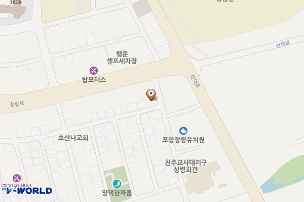 성호부동산컨설팅 위치 지도 — 경상북도 포항시 북구 양덕로30번길 65