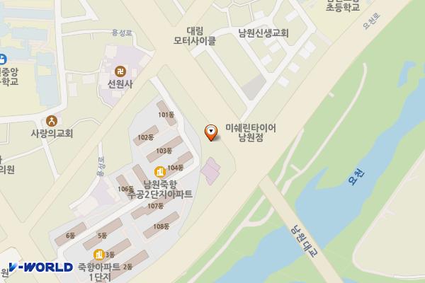 남원스크린골프존 위치 지도 — 전북특별자치도 남원시 시청로 7