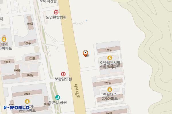 고영무(주월동파워마트) 위치 지도 — 전남광주통합특별시 남구 서문대로 706
