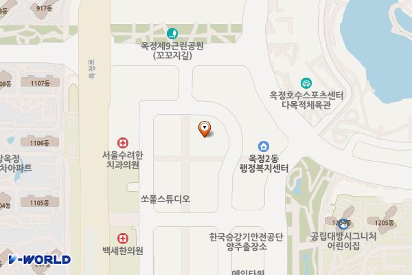 양주 옥정 드림타워 2 (세종이엔지) 위치 지도 — 경기도 양주시 옥정동로7다길 108