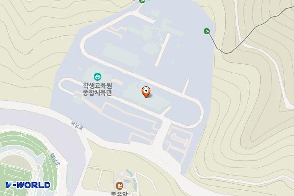 씨어스_전남교육청 학생교육원 위치 지도 — 전남광주통합특별시 해남군 해남읍 해남로 175