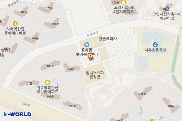 지축 아쿠아테라스몰 위치 지도 — 경기도 고양시 덕양구 오부자1길 40