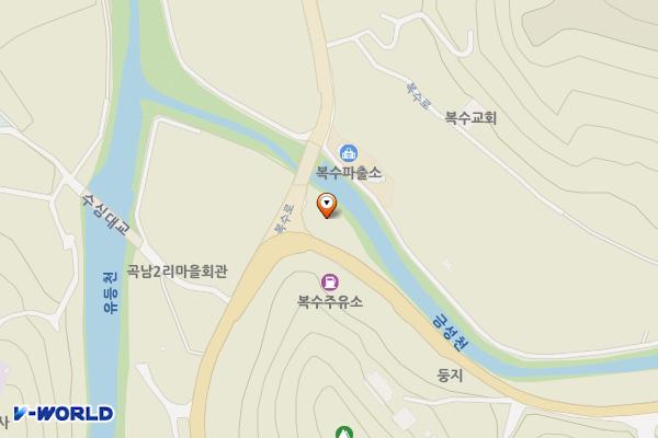 씨어스_금산이브이충전소 위치 지도 — 충청남도 금산군 복수면 다복로 3