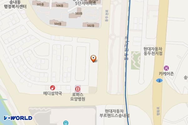 (구)전자랜드 앞 위치 지도 — 경기도 동두천시 동두천로 9