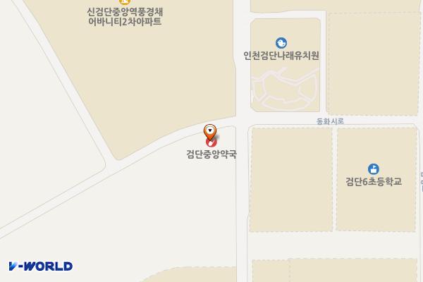 JS프라자2 위치 지도 — 인천광역시 검단구 동화시로 112