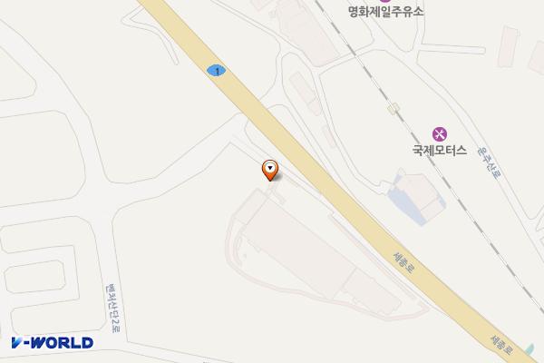 유라테크 심중리 공장 위치 지도 — 세종특별자치시 전동면 심중리 502-1