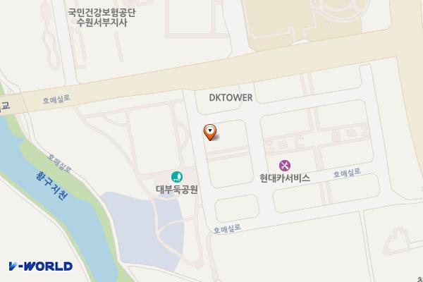 수원고색 라움오피스텔 위치 지도 — 경기도 수원시 권선구 호매실로 29-9