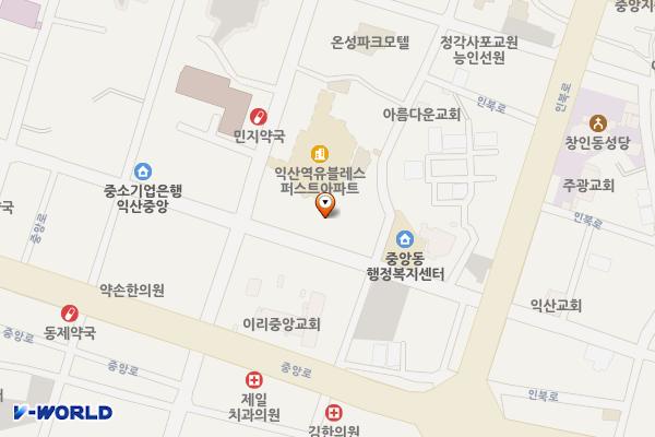 익산SK보배빌딩 위치 지도 — 전북특별자치도 익산시 익산대로16길 39