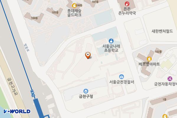 서울시립 서서울미술관 위치 지도 — 서울특별시 금천구 시흥대로79길 65