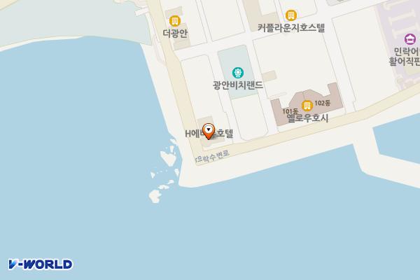 바다마루 충전소(민락동) 위치 지도 — 부산광역시 수영구 민락수변로 29