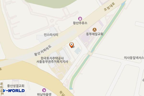 미사3동공공복합청사 위치 지도 — 경기도 하남시 조정대로 80