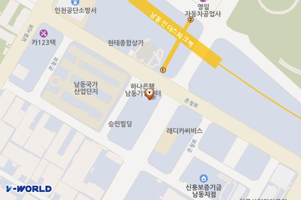 이건하우스 위치 지도 — 인천광역시 남동구 은청로 18