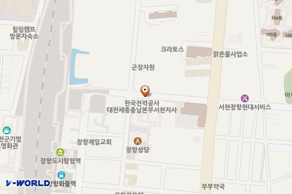 서천지사 위치 지도 — 충청남도 서천군 장항읍 장항로 171번길 58