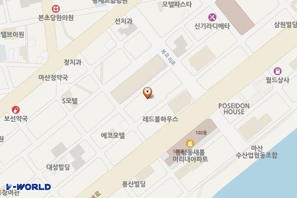 마산어시장 위치 지도 — 경상남도 창원시 마산합포구 동성동 314
