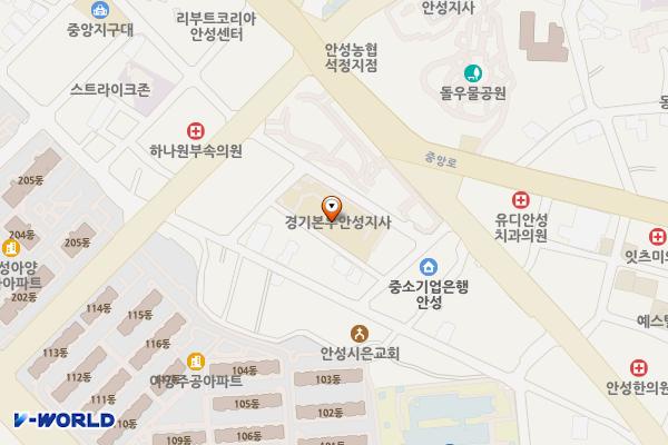 안성지사 위치 지도 — 경기도 안성시 내혜홀1길 14