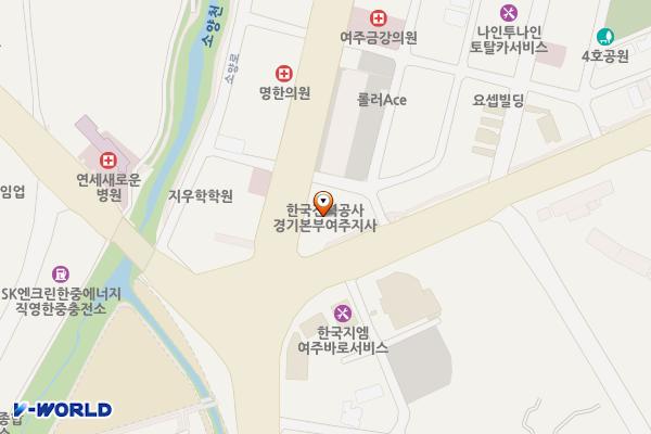 여주지사 위치 지도 — 경기도 여주시 세종로 93