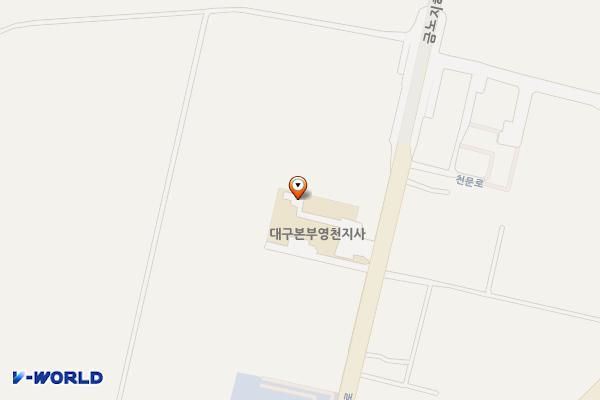 영천지사 위치 지도 — 경상북도 영천시 천문로 199