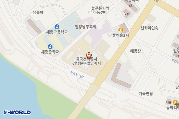 밀양지사 위치 지도 — 경상남도 밀양시 가곡7길 30
