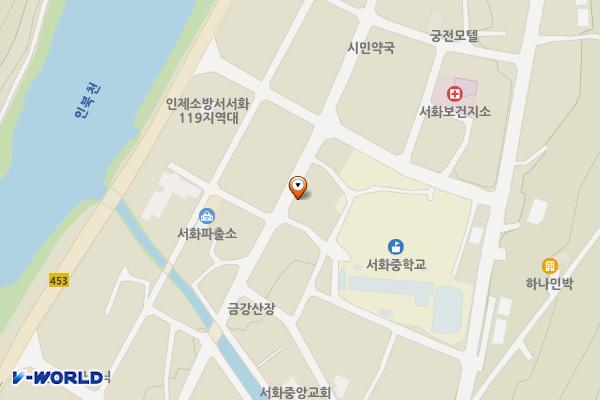 서화면 제2 위치 지도 — 강원특별자치도 인제군 서화면 천도리 605-10
