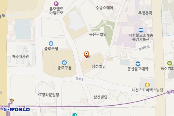 석탄회관 지하주차장 위치 지도 — 서울특별시 종로구 종로5길 58