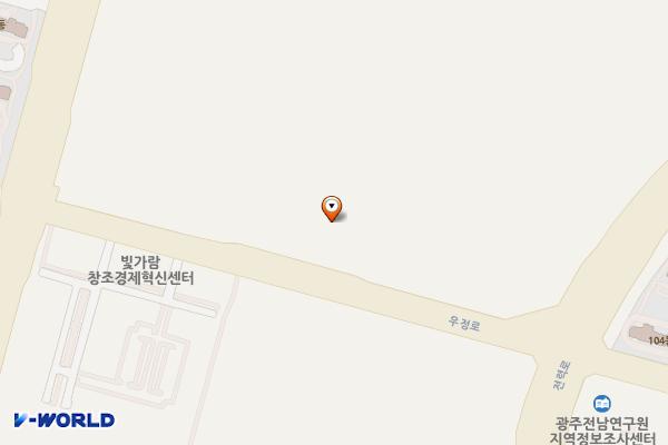 한전본사 남측주차장 위치 지도 — 전남광주통합특별시 나주시 전력로 55