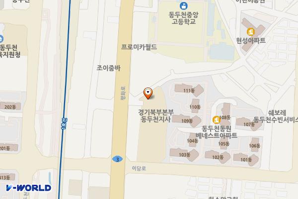 동두천지사 위치 지도 — 경기도 동두천시 평화로 2262
