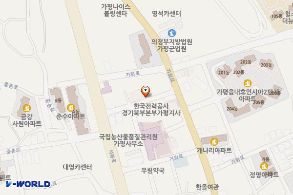 가평지사 위치 지도 — 경기도 가평군 가평읍 가화로 169-11