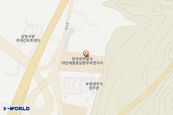 보령지사 위치 지도 — 충청남도 보령시 옥마로 60